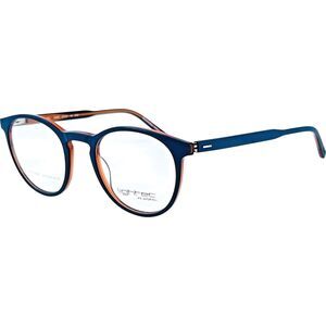 Morel Lightec 30004L Mens Eyeglass Frame BT42 Blue
